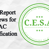 ESA Report Reviews for AESAC Certification