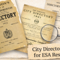 City Directories for ESA Research