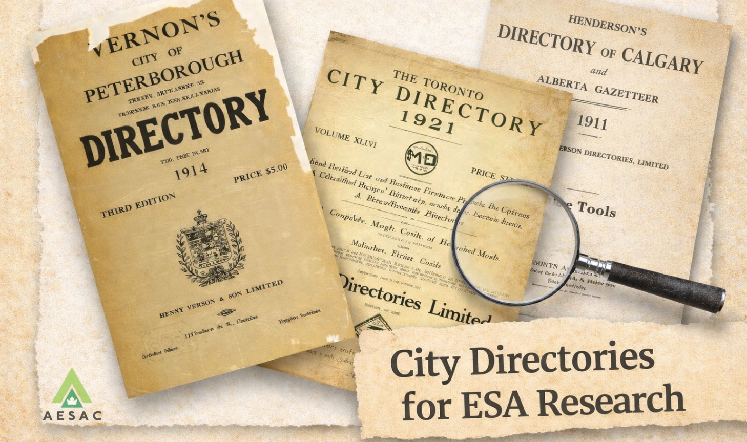City Directories for ESA Research